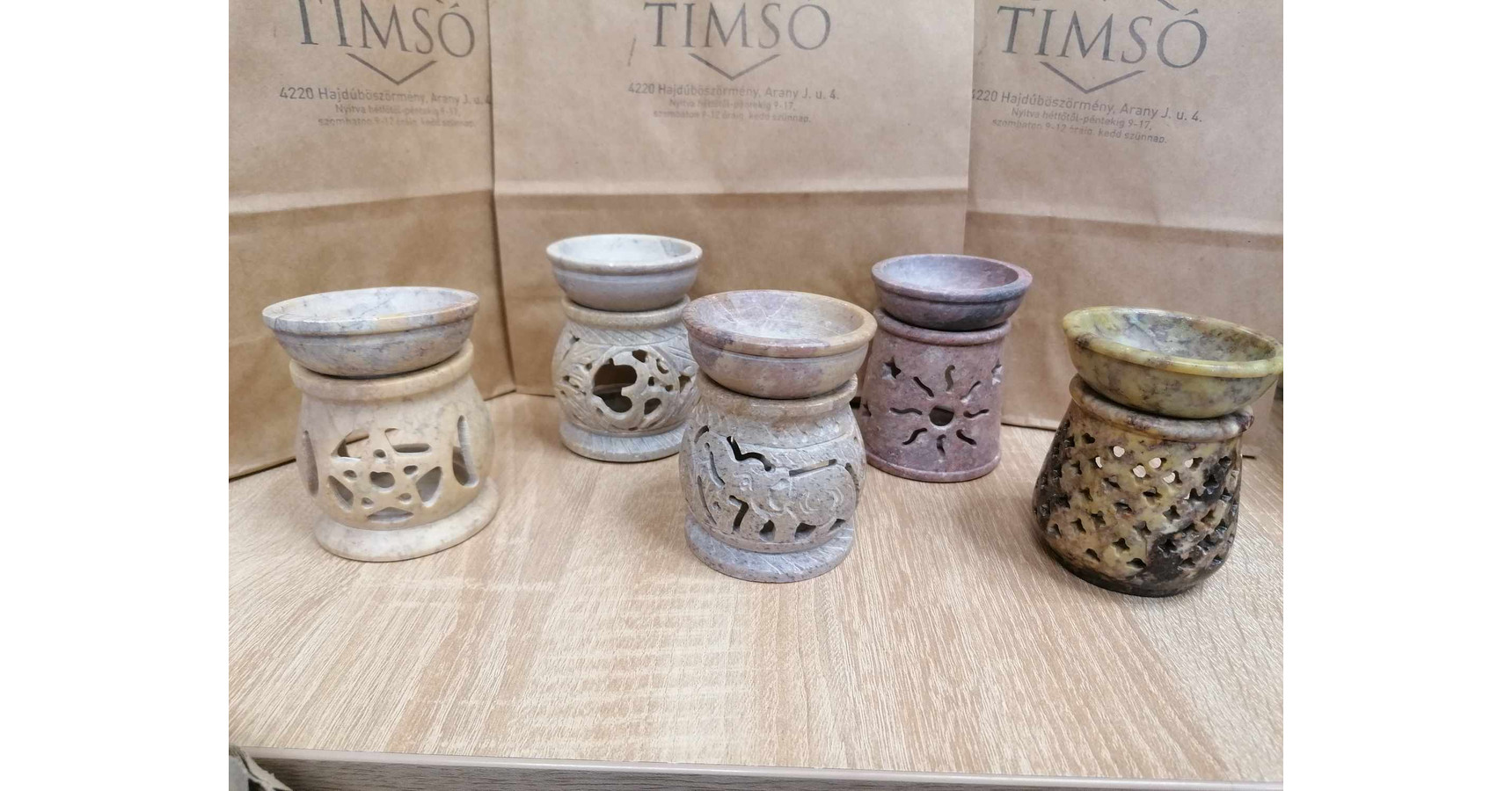 Szappankő mécses - Timsó