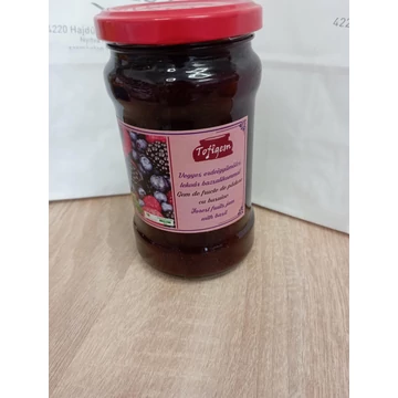 Vegyes erdeigyümölcs lekvár bazsalikommal 