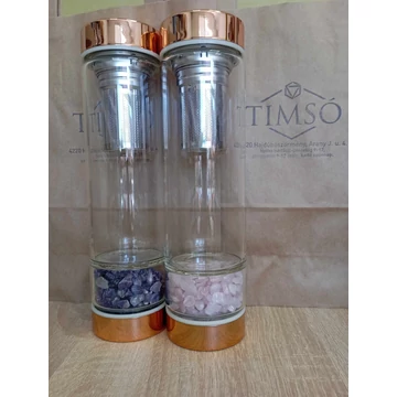 Kristály kulacs (üveg)