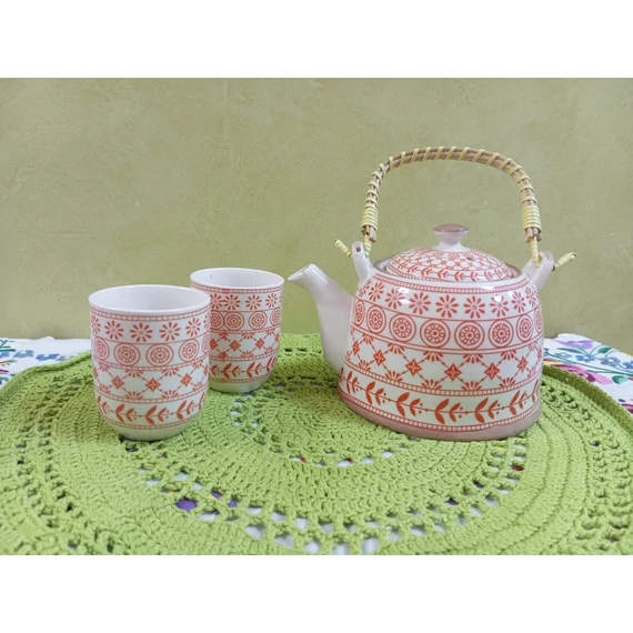 Teás készlet + 6 db pohár