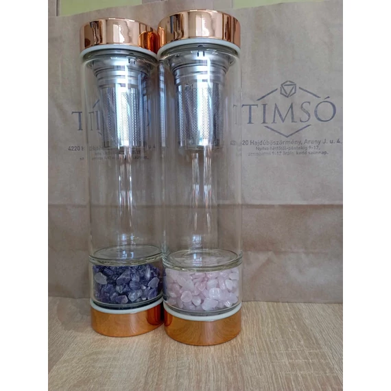 Kristály kulacs (üveg)